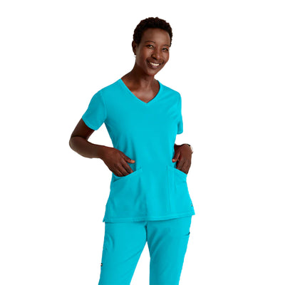 Grey's Anatomy™ Spandex Stretch Women's Serena Top