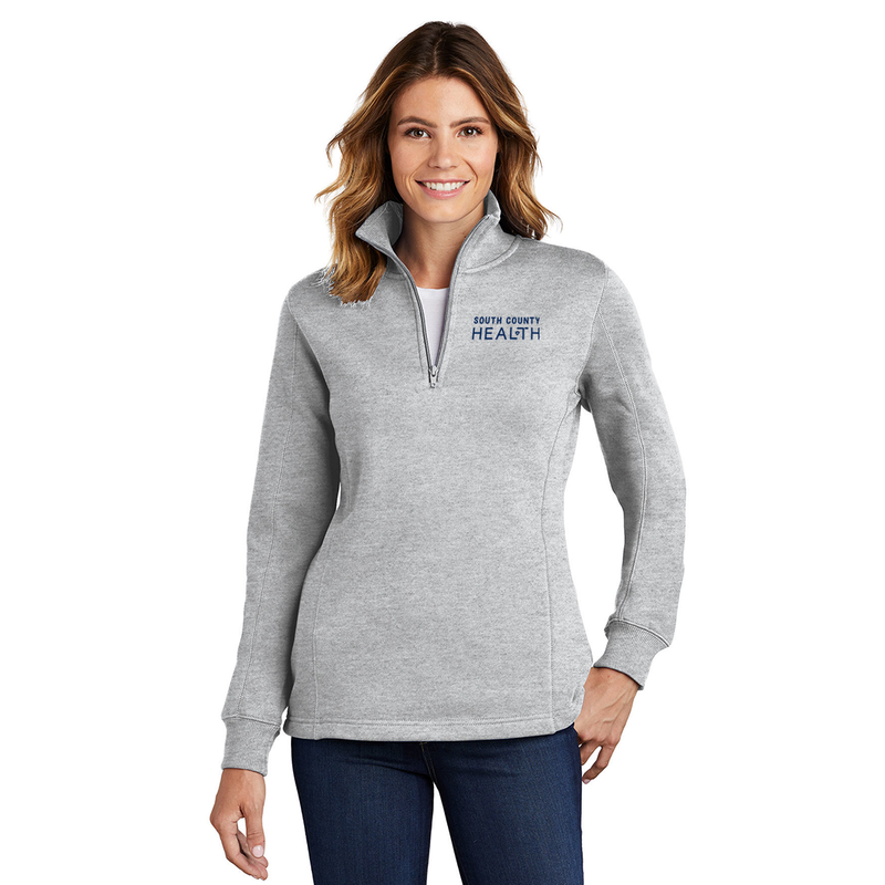 Sport Tek LST253 Ladies Quarter Zip Sweatshirt Alexander s