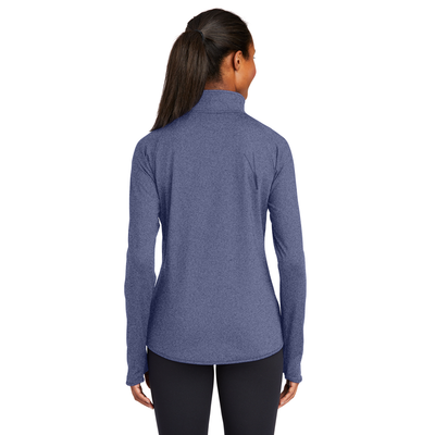 Sport-Tek LST850 Ladies Sport-Wick Stretch Half Zip Pullover