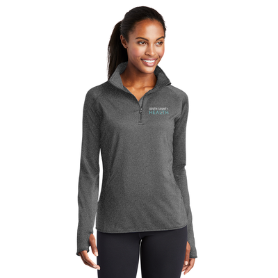 Sport-Tek LST850 Ladies Sport-Wick Stretch Half Zip Pullover