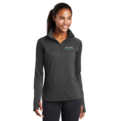 Sport-Tek LST850 Ladies Sport-Wick Stretch Half Zip Pullover