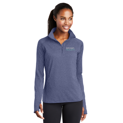 Sport-Tek LST850 Ladies Sport-Wick Stretch Half Zip Pullover