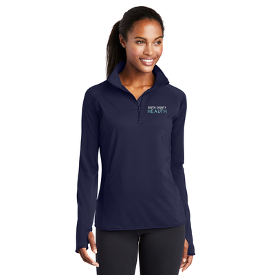 Sport-Tek LST850 Ladies Sport-Wick Stretch Half Zip Pullover